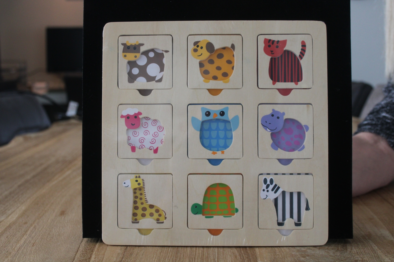 Houten dieren puzzel Syllies Kinderboeken